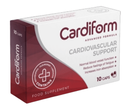 Cardiform er et kosttilskud, ingen recept er nødvendig